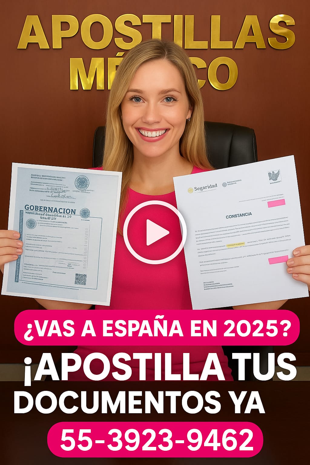 apostilla de antecedentes penales federales para visado de España